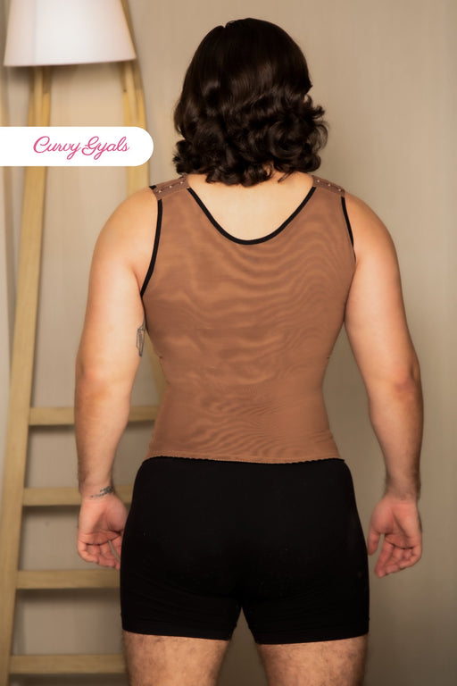 Fajas Colombianas Body Shaper Bodysuit for Men Vest - Curvy Gyals